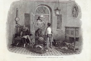 Christmas: The Compliments of the Season, engraved by Linton, from 